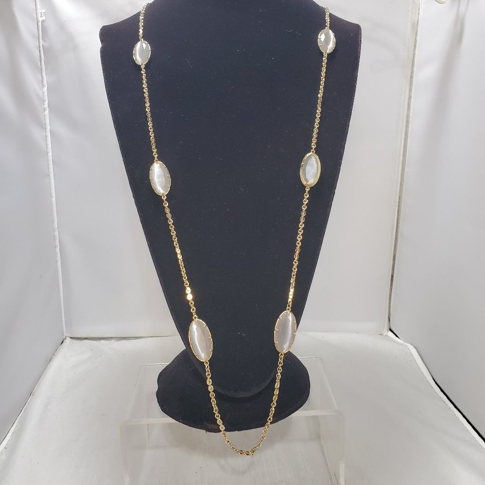14th & Union Gold Necklace with Opaque Stones